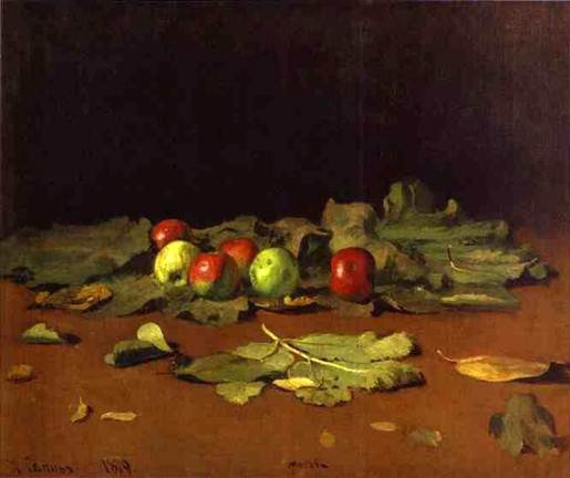 Descripción: Ilya Repin. Apples and Leaves.JPG