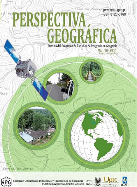 Physic-Spatial transformation of  the forested landscape of  the southern sector of  the Los Katios National Park (1989-2010)