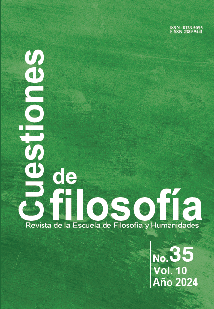 						Ver Vol. 10 Núm. 35 (2024): Cuestiones de Filosofía
					